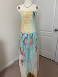 Arcoiris Dress – Vestido Off-Shoulder de Colores Vibrantes