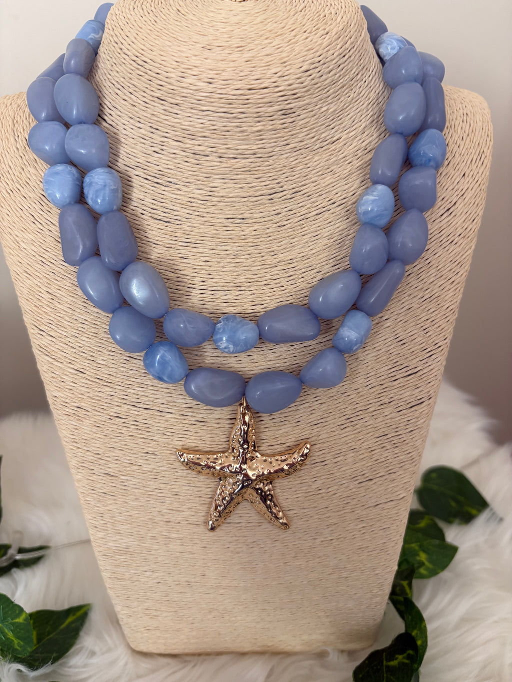 Collar de Perlas con Estrella de Mar