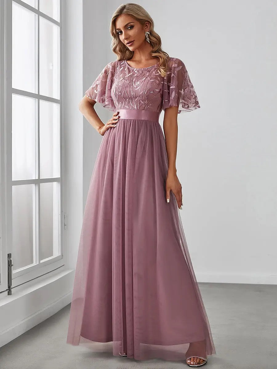 Print Maxi Long Evening Dresses