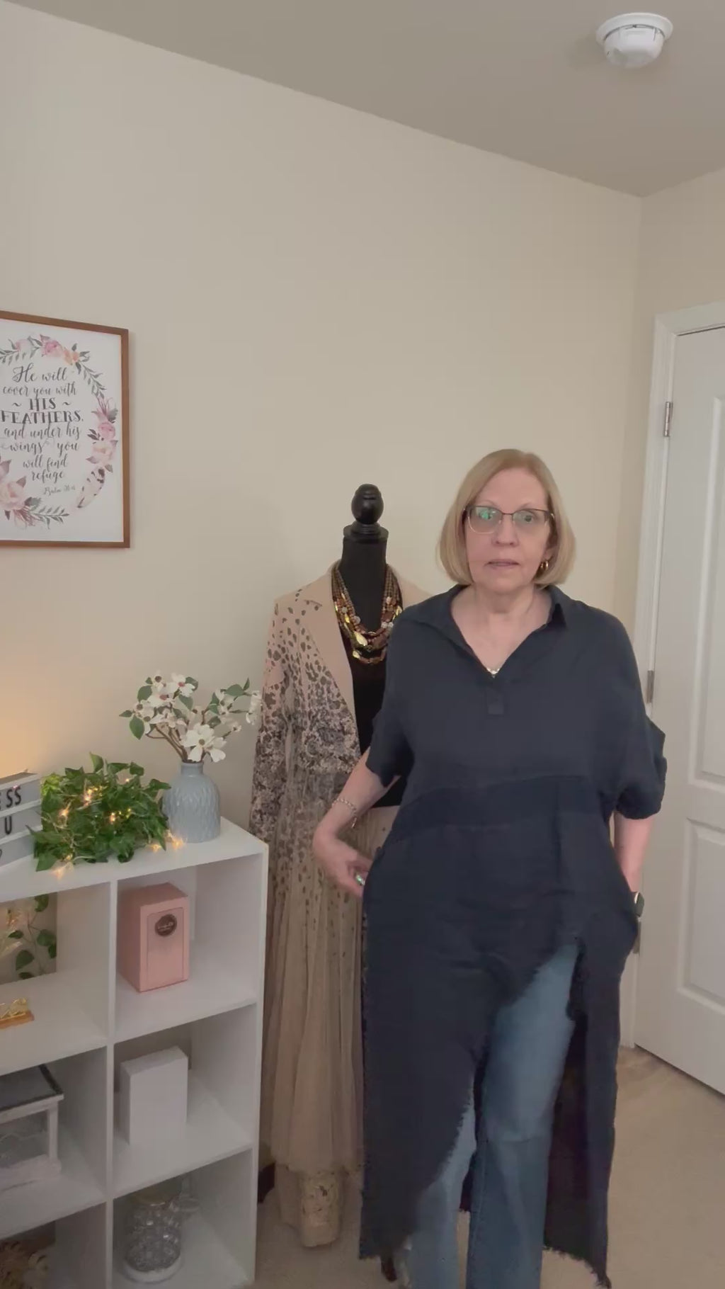 Camisa Larga de Mujer
